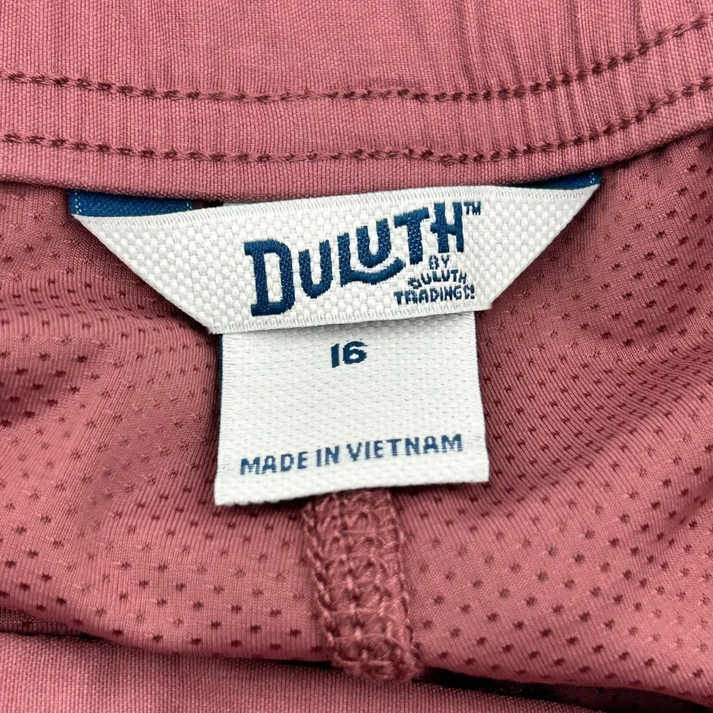 Duluth Trading Co Skort Rose Red Womens Size 16 Hiking Outdoor Active EUC